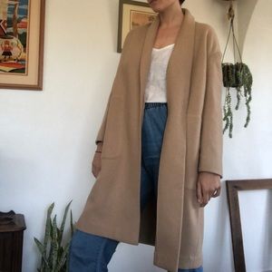 vince collarless coat